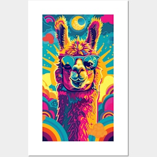 Retro Alpaca Posters and Art